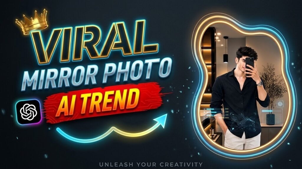 🔥 Viral Mirror Photo AI Trend 2026 | Create a Stylish Mirror Selfie with ChatGPT