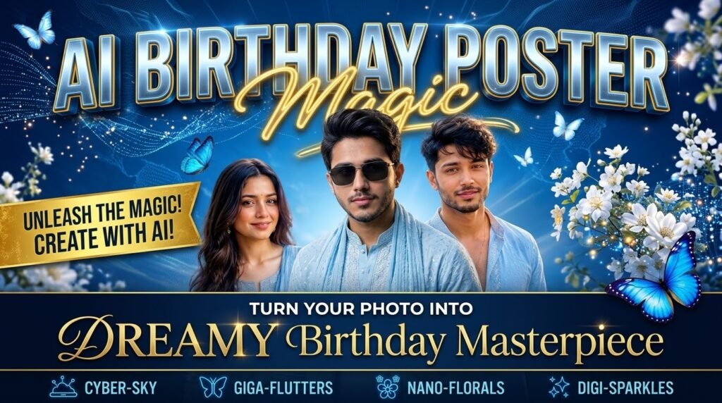 AI Birthday Poster Editing Tutorial 🎂✨ | Create a Dreamy Birthday Masterpiece with ChatGPT AI | Viral AI Photo Editing
